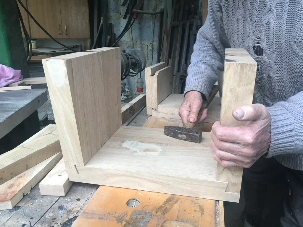 Helka stool construction detail
